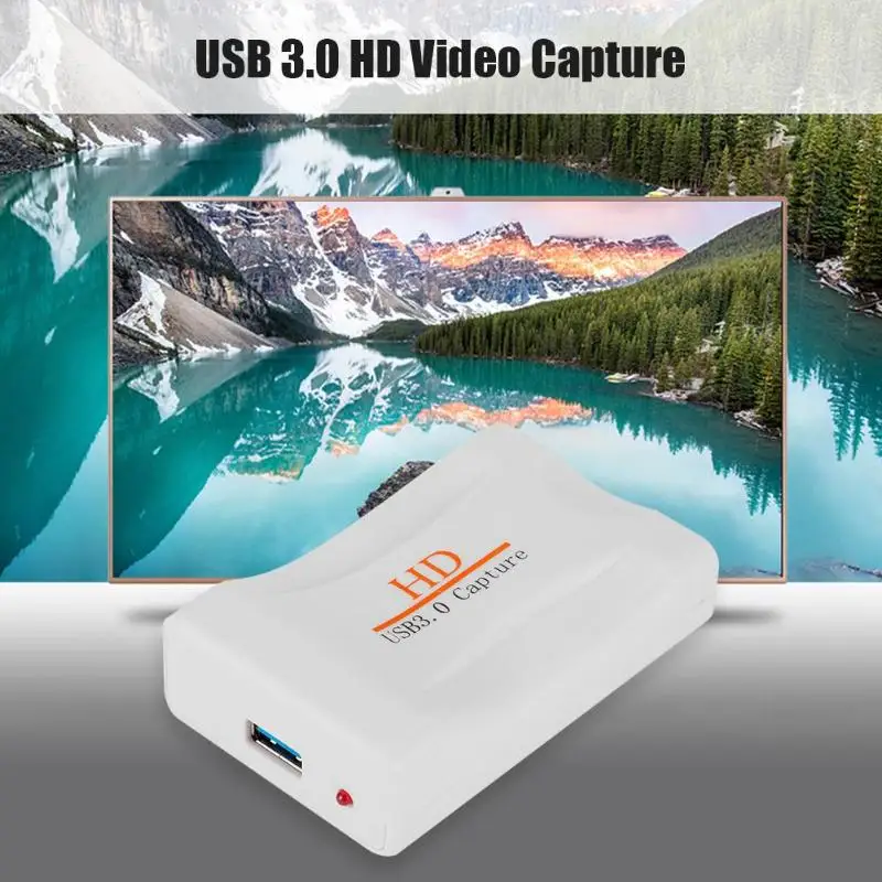 

HDMI Game Video Capture Card Support Multiple Streaming Media Software 1080P 60fps HD Video Capture Recorder to USB Disk
