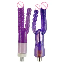 24*2.5 см Sex Machine Интимные аксессуары двойной пенис реалистический Секс-игрушки для Для женщин japan-c36