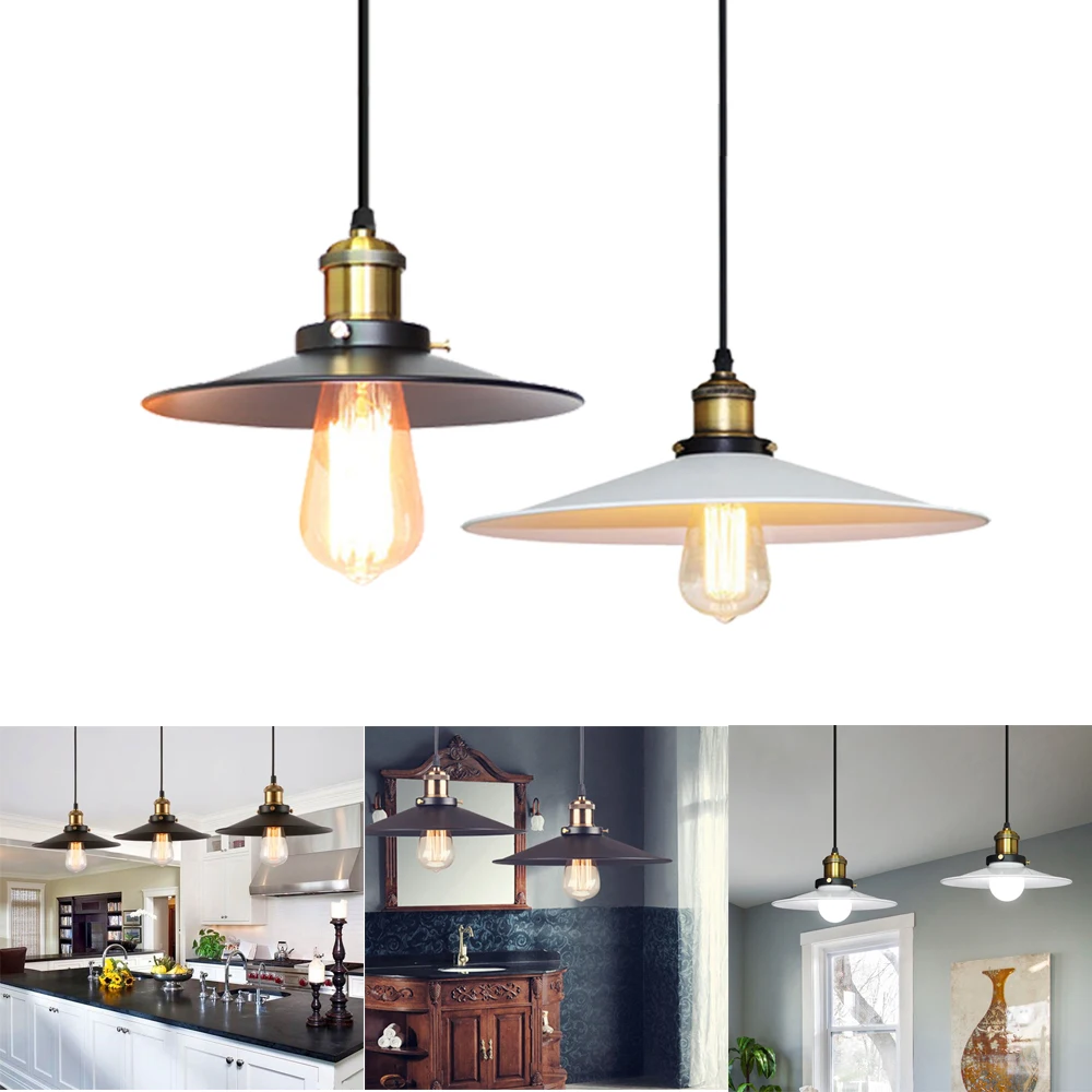 Modern Industrial Pendant Lamp Ceiling Light Kitchen Vintage Hanging Fixture 