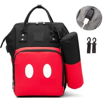 

Mummy Backpack Diaper Bag USB Charging Large Capacity Baby Nappy Bag Travel Backpack Stroller Baby Care Bag For Activity Gear