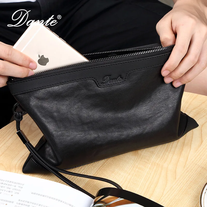 

One from the Grant Dandy Brand MEN'S Handbag Men's Large-Volume Business Clutch Full-grain Leather Fashion Man Consignment