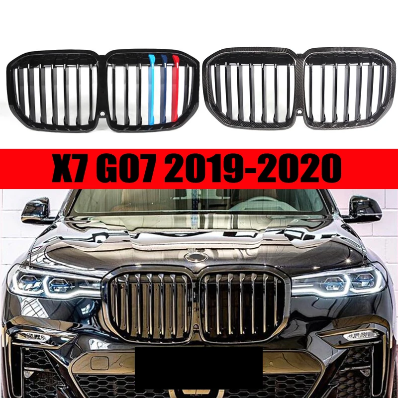 Автомобильная решетка для переднего бампера BMW X7 G07 2019 2020 м 1 комплект|Гоночные