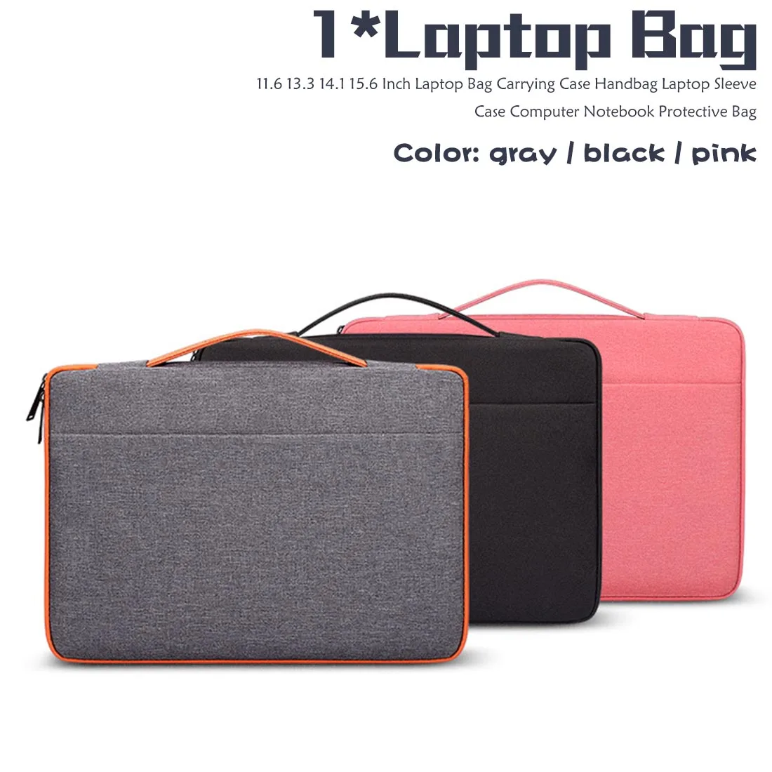 

Laptop Bag Carrying Case for 11.6 13.3 14.1 15.6 Inch Handbag Laptop Sleeve Case Computer Notebook Protective Bag