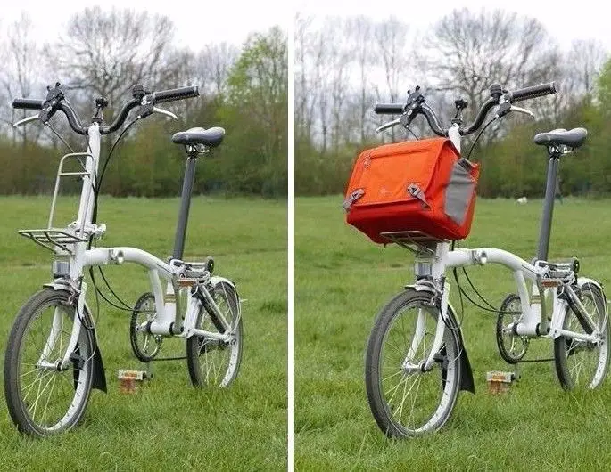 Передняя стойка из титанового сплава для велосипеда Brompton& супер легкая для велосипеда Brompton аксессуары