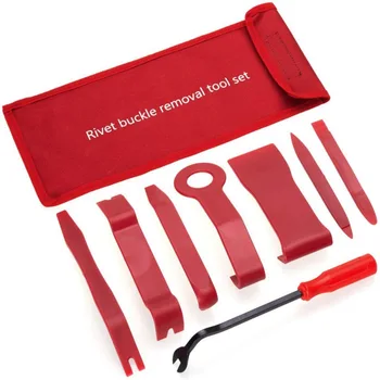 

8pc Auto Car Radio Audio Panel Trim Door Clip Removal Tool Kit Plastic Panel Removal Tool Window Molding Fastener Clips