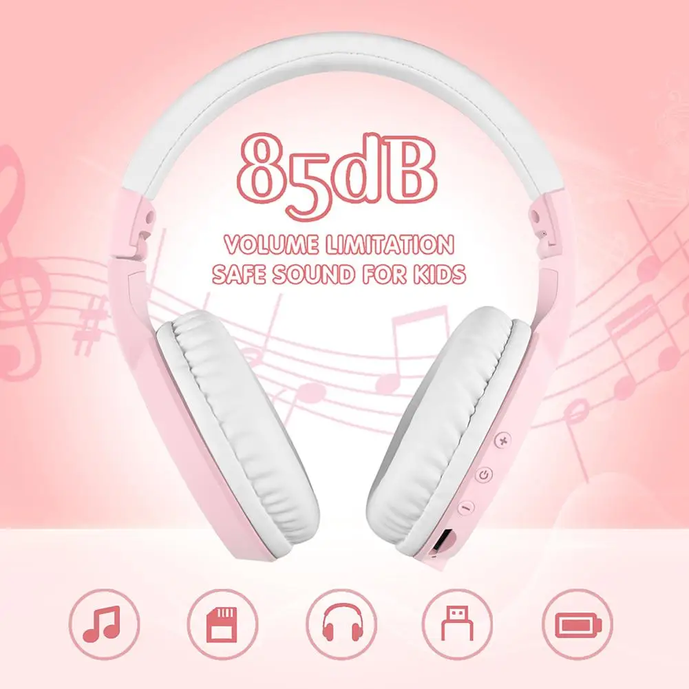 VT02 Bluetooth наушники мультфильм Беспроводные наушники с стерео Микронаушники Детские Обучающие Наушники Аксессуары
