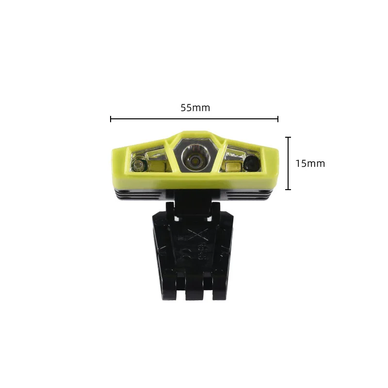 COBA светодиодный головной светильник cob датчик колпачок светильник водонепроницаемый пластик встроенный аккумулятор usb Перезаряжаемый мини налобный фонарь с cilp
