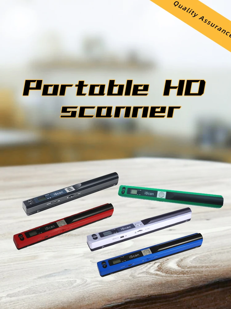 Portátil da Imagem do Documento do Formato de Jpg Instantâneo do Micro Pdf do Lcd do Dpi do Varredor 900 com o Cartão tf de 32g Mini Varredor - sd 8 Mini varredor portátil da imagem do documento