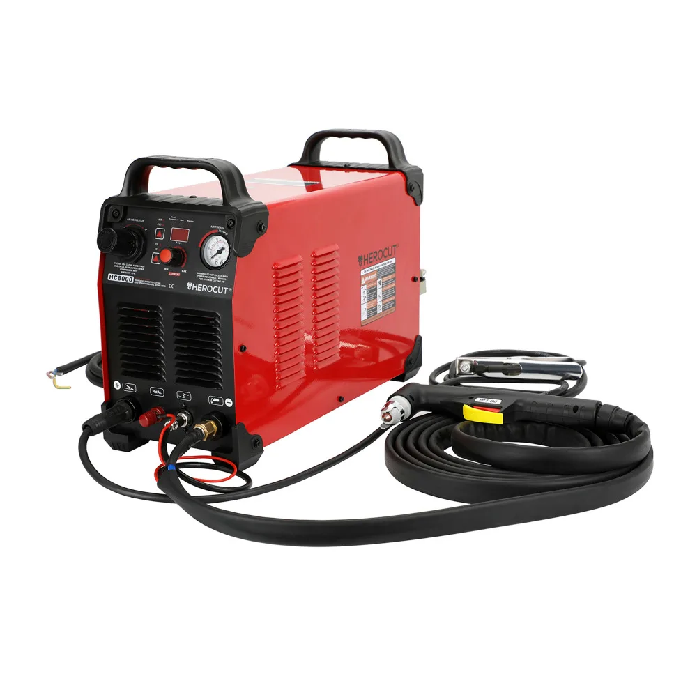 US $759.05 CNC NonHF Pilot Arc HC8000 80A 220VAmp380V IGBT Plasma Cutter Digital Control Plasma Cutting Machine Cutting Thickness 30mm Show