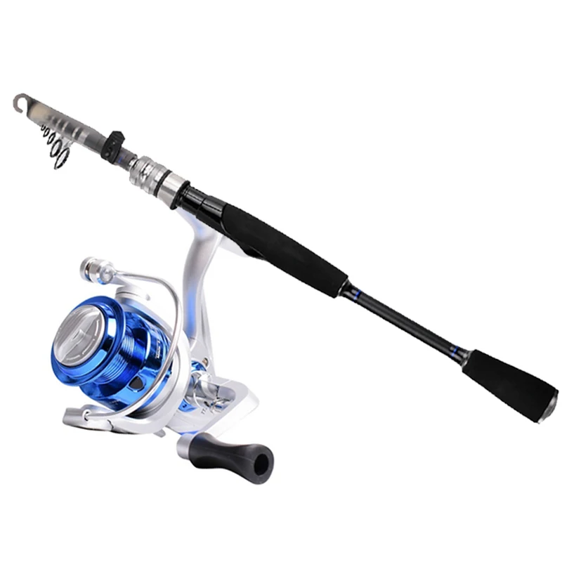 Mavllos Telescopic Fishing Rod Reel Combo 1.98m 2.28m 2.58m Spinning
