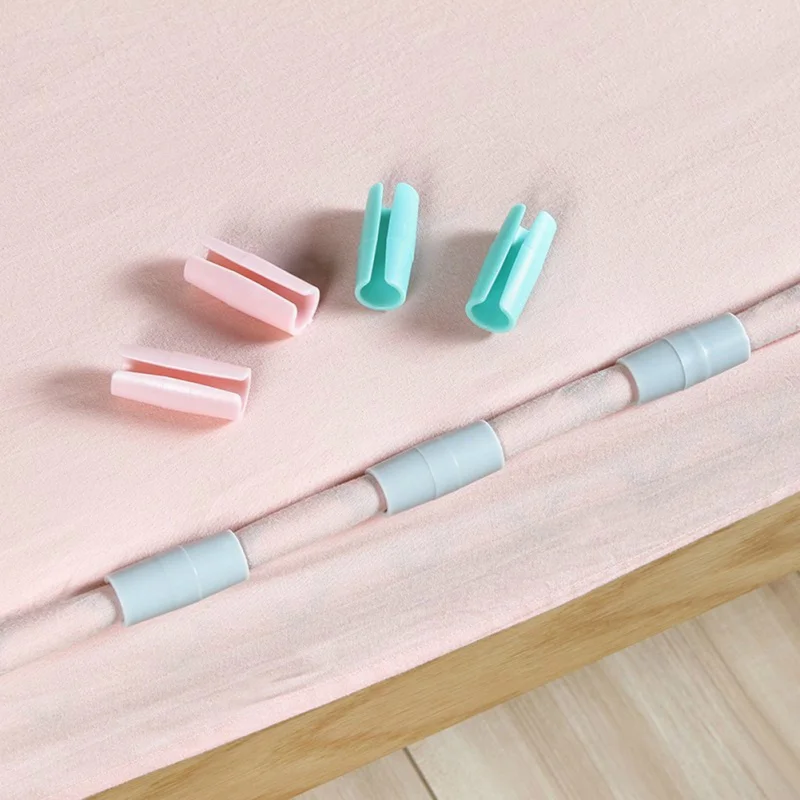 

12pcs/set Household Quilt Clamps Fastener Devic 4cm Cute Bed Sheet Anti-Slip Clips Fixed Clasp Quilt Clips Home Supplies
