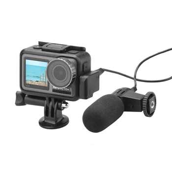 

Audio Mic Adapter Data Transmission ABS Dual 3.5mm Professional Charging Camera Accessories Mini Connector For OSMO ACTION