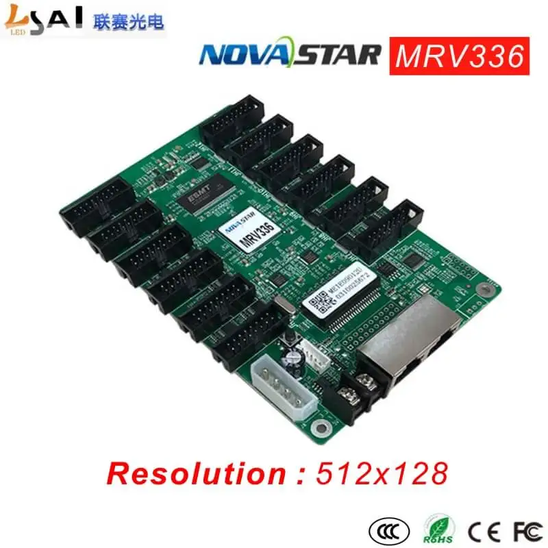 Полноцветные регуляторы MRV336 разрешение 512*128 RGB выход данных 32 группы интерфейс