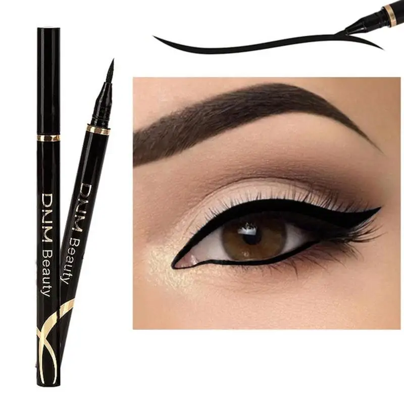 

1Pc Black Professional Liquid Eyeliner Waterproof Lasting Women Comestic Eye Liner Pencil Makeup Crayon Eyes Marker Pen