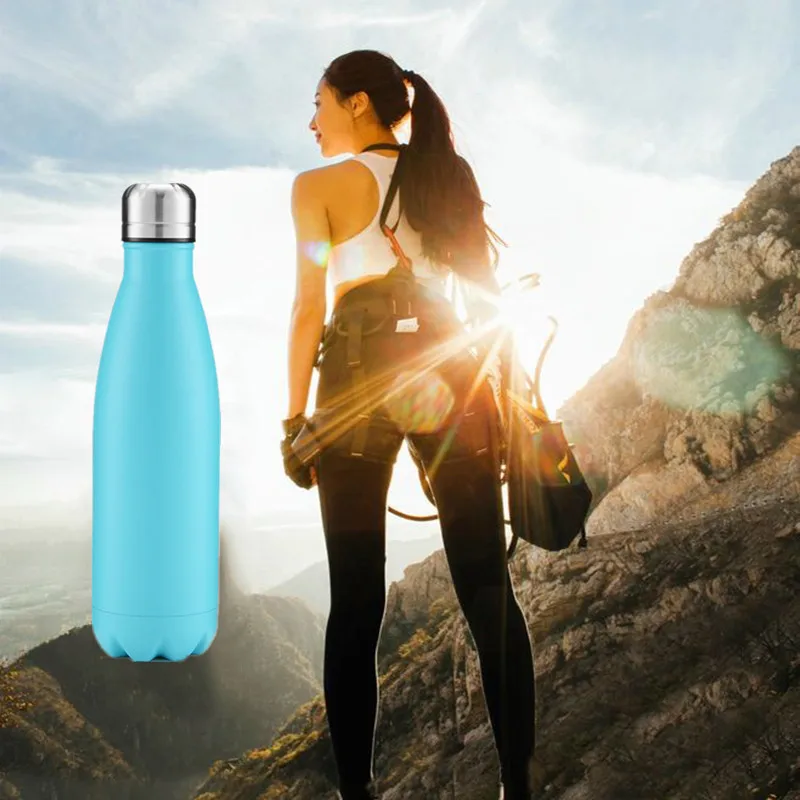 350/500/750/1000ml Double Wall Stainles Steel Thermal Water Bottle Sport Thermos  Bottle Keep Hot and Cold Insulated Vacuum Flask - AliExpress