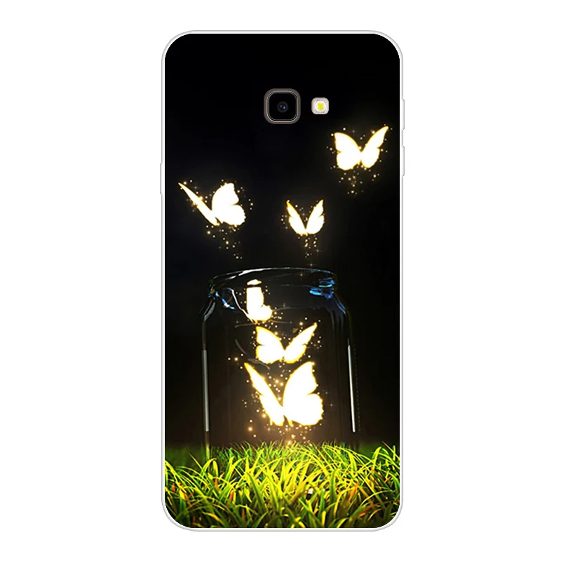 Для Funda samsung J4 Plus чехол 360 силиконовый матовый для samsung Galaxy J4 Plus sm j415 чехол для телефона J4 Plus 6,0