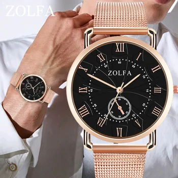 

2019 Hot Sale Fashion Large Round Dial Quartz Men Watch Leather Sport Watches Classic Clock Glass Surface WristwatchIE998
