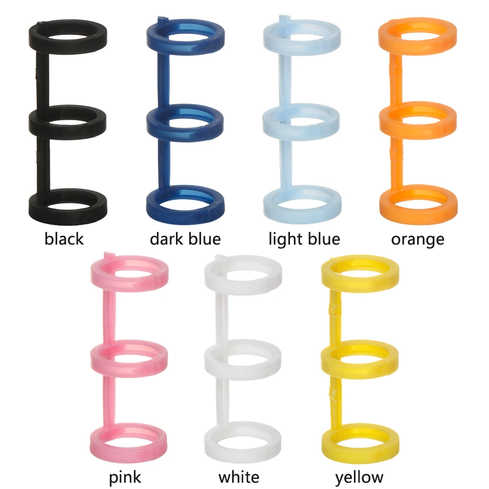 Book Binding Supplies 3Pcs/Set Candy Color Loose Leaf Notebook Binder Hinged Spiral Rings Scrapbook Clips Album Binder Calendar Circle Stationery