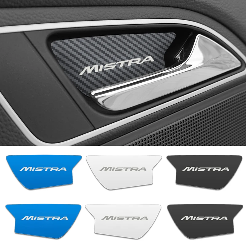 4pcs For HYUNDAI MISTRA 2014-2019 Car door bowl decorated patch interior Handle Protector Cover sticker Accessories | Автомобили и