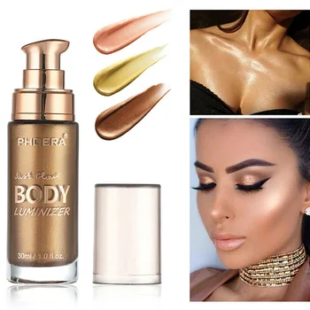 

2019 Body Highlight Liquid Face Body Shimmer Make Up Liquid Brighten Cosmetic