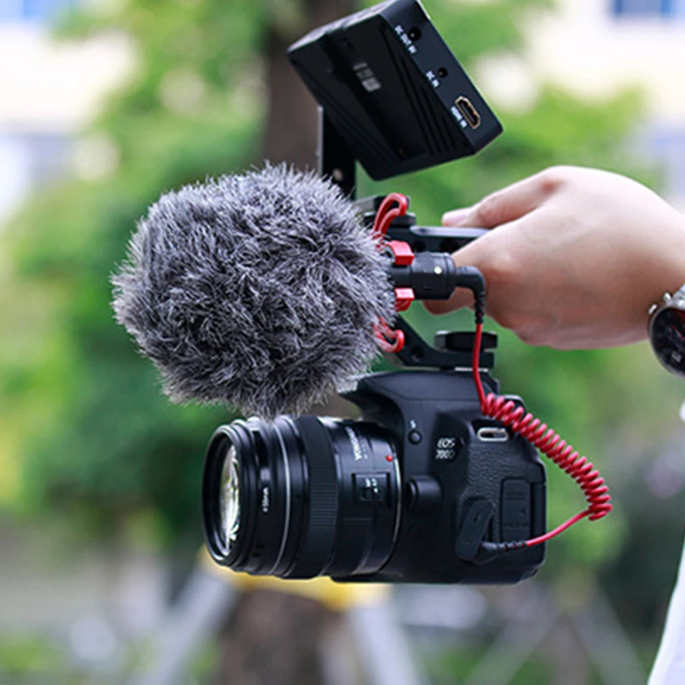 UURig R005 DSLR камера с верхней ручкой с тремя адаптерами для горячего башмака универсальная рукоятка с рукояткой из алюминиевого сплава