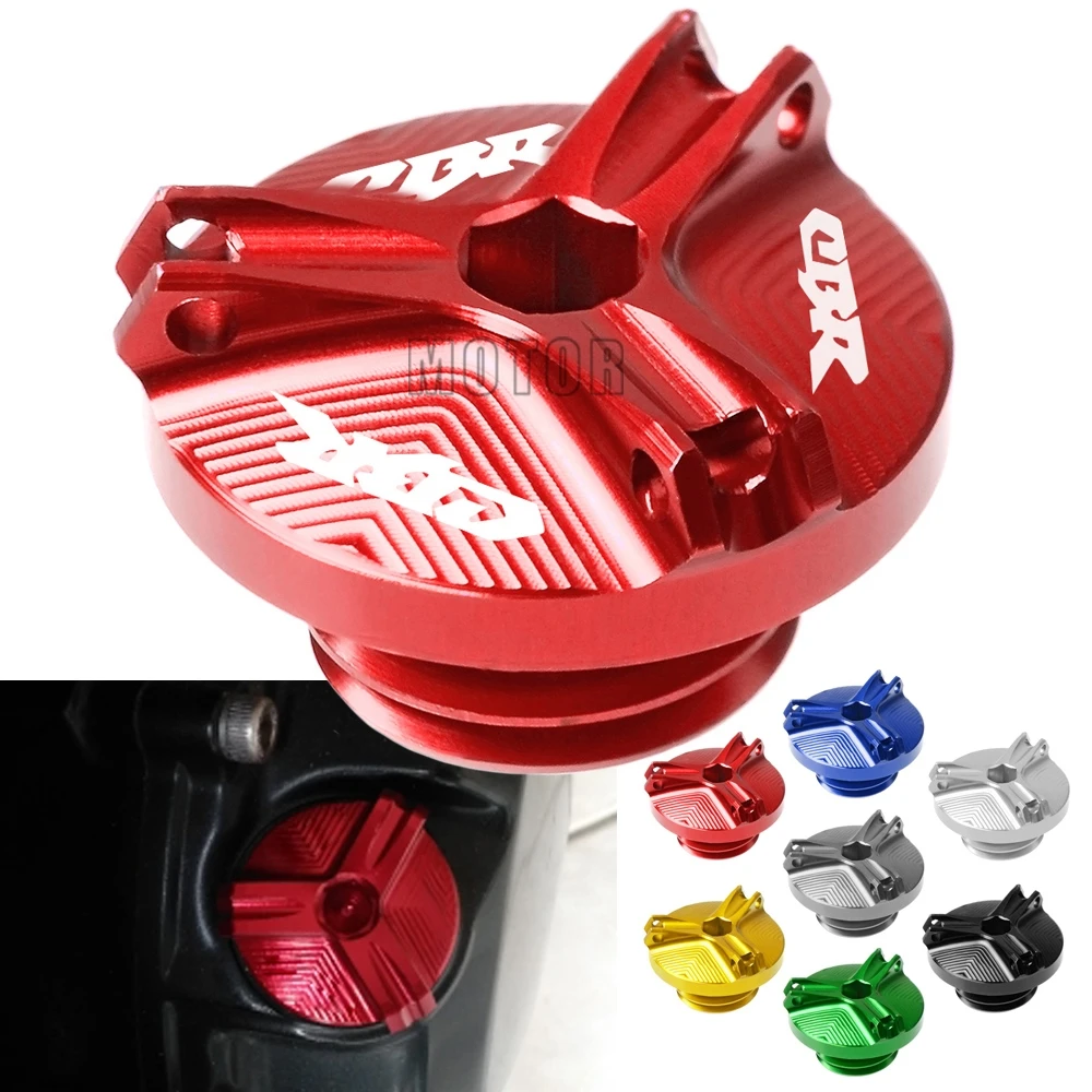 Для Honda CBR900RR/CBR929RR/CBR954RR/CBR1000F/CBR1000RR/CBR1100XX M20* 2,5 масляный наполнитель для мотоцикла колпачок Заглушка Крышка моторного масла