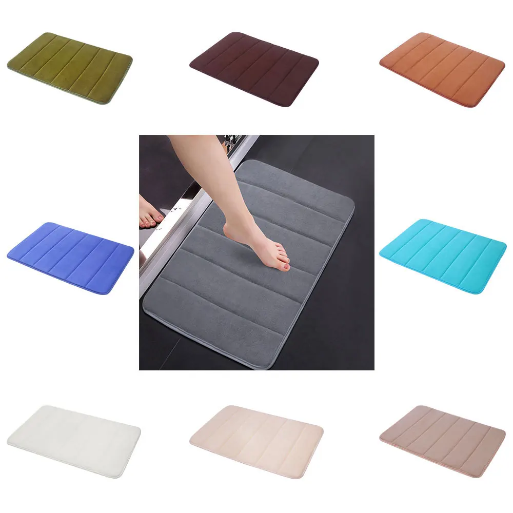 Zeroomade Coral Velvet Cheap Bath Mats Floor Toilet Absorbent Thicken Carpet Rugs Memory Foam