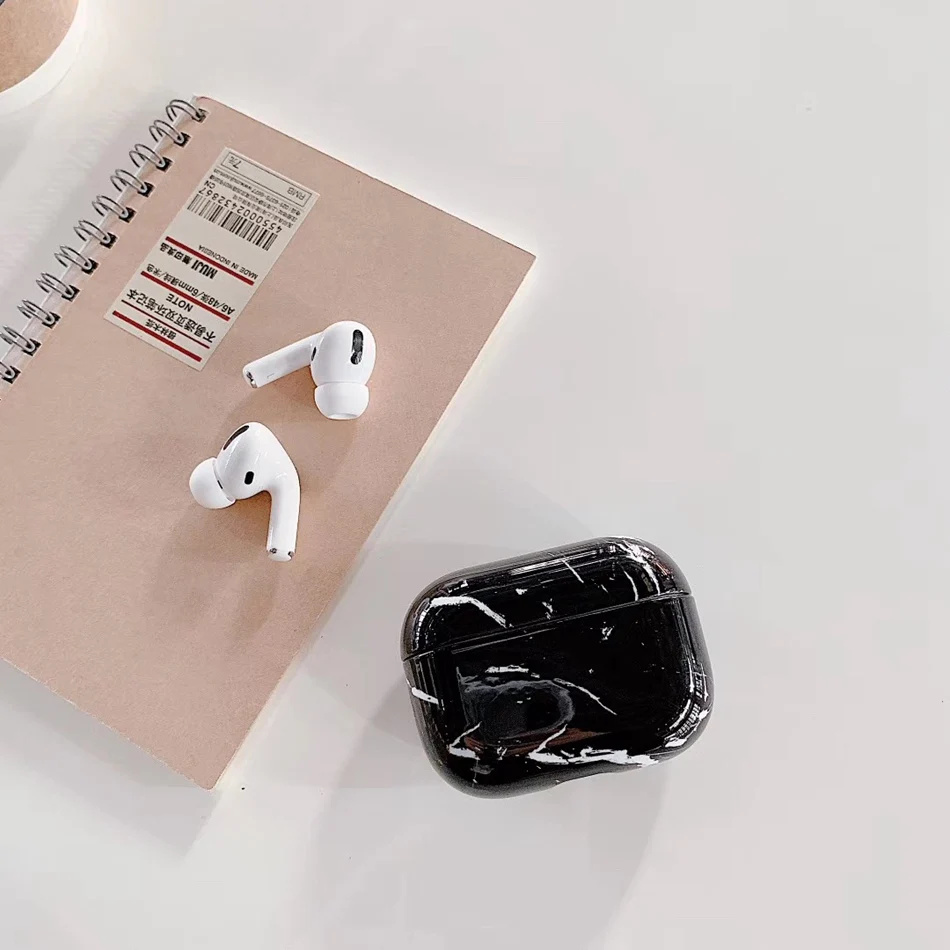 Чехол для наушников для Apple Airpods Pro, чехол с мраморным рисунком, силиконовый чехол для Apple Air Pods Pro 3, Наушники Earpods, зарядная коробка