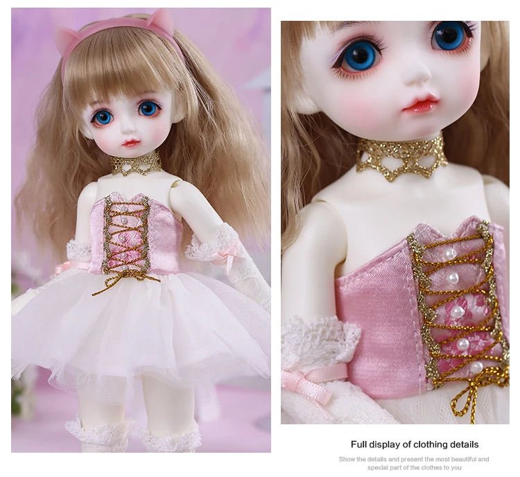 BJD одежда N9 Pio Body 1/6 BJD SD милое платье красивая кукла наряд OUENEIFS аксессуары