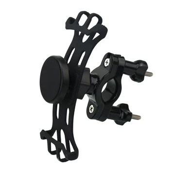 

Bicycle Phone Holder 360° Rotation Magnetic Motorcycle Handlebar Mobile Smartphone Support Mount Bracket Holder Stand