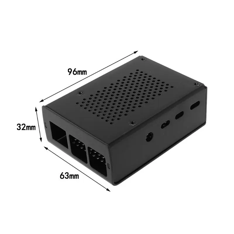1 комплект корпус из алюминиевого сплава металлический корпус Корпус для Raspberry Pi 4 Модель B