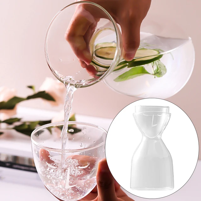 Glass Pitcher With Lid High Borosilicate Pitchers For Drinks Leakproof  Glass Water Pitcher With Spout Elegant Drink Dispenser - AliExpress