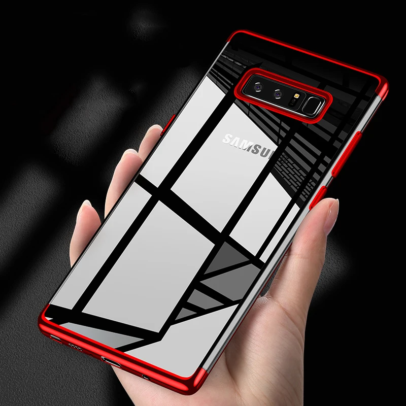 

For Samsung Galaxy S10 Plus Case Cover Transparent Plating Soft Silicone Back Cover For Samsung GalaxyS10 Plus S10E Phone Coque