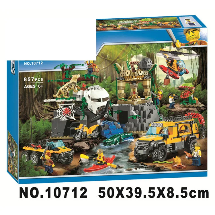 

New Style Bela Bole 10712 City Jungle Children GIRL'S Educational Interactive Assembled Inserted Building Blocks Toy
