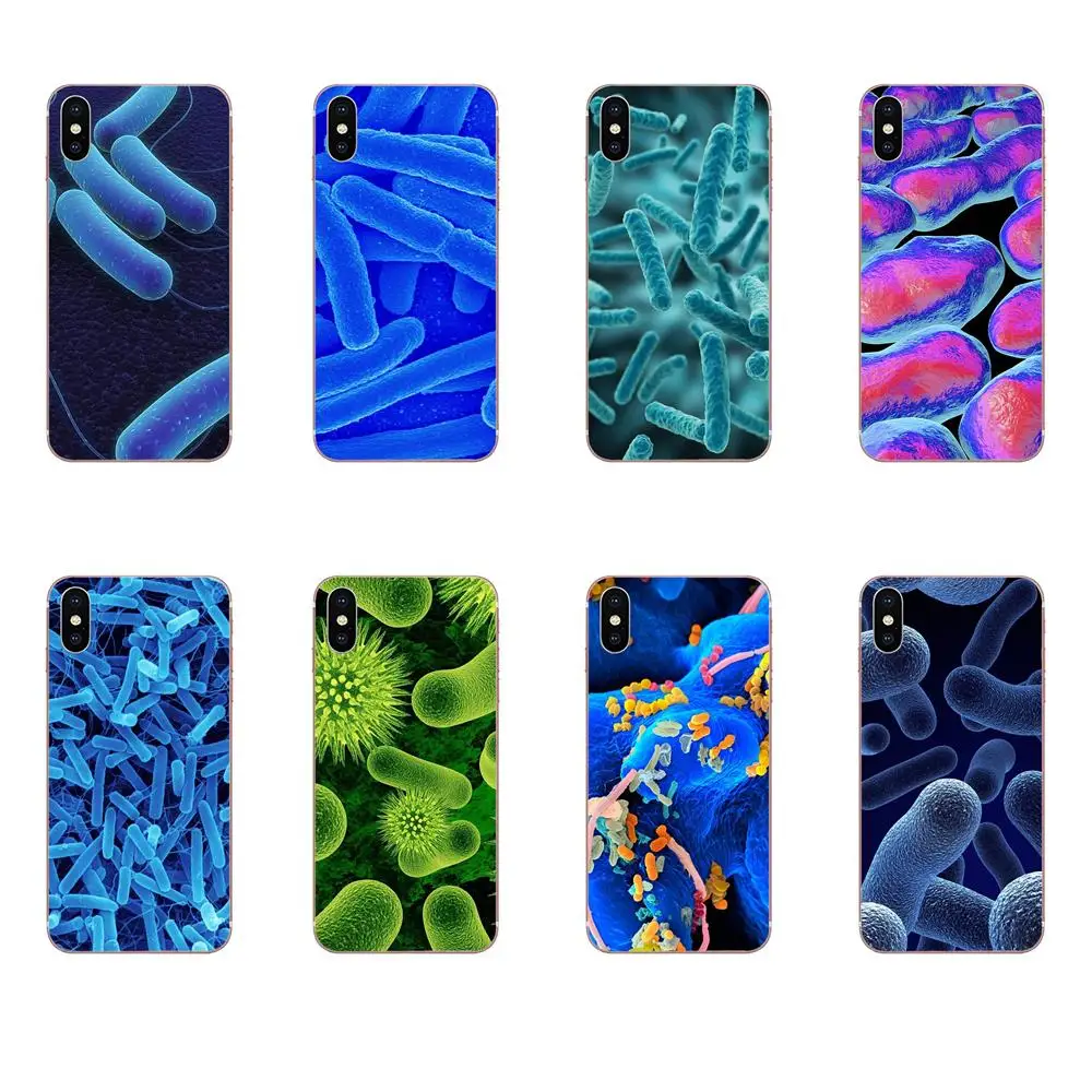 

For Xiaomi Redmi Note 2 3 3S 4 4A 4X 5 5A 6 6A Pro Plus Soft TPU Covers Cases Microbes Red