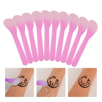 

New Fashion Vaseline Rod Tattoo Translucent Disposable Medical PP Plastic Smudge Stick for Tattoo Repair Cream Drop Shipping