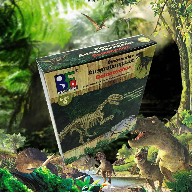 

Children Explore Toy with Plastic Dig Tool Parent And Child Interactive Educational Swift And Violent Dragon Archeology Mining T