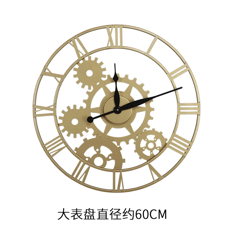European Wall Clock Extravagant Atmosphere Creative Personality Clock Not Punch Reloj Mural Super Quiet Clock Decorate 6D118 - Цвет: A01 L