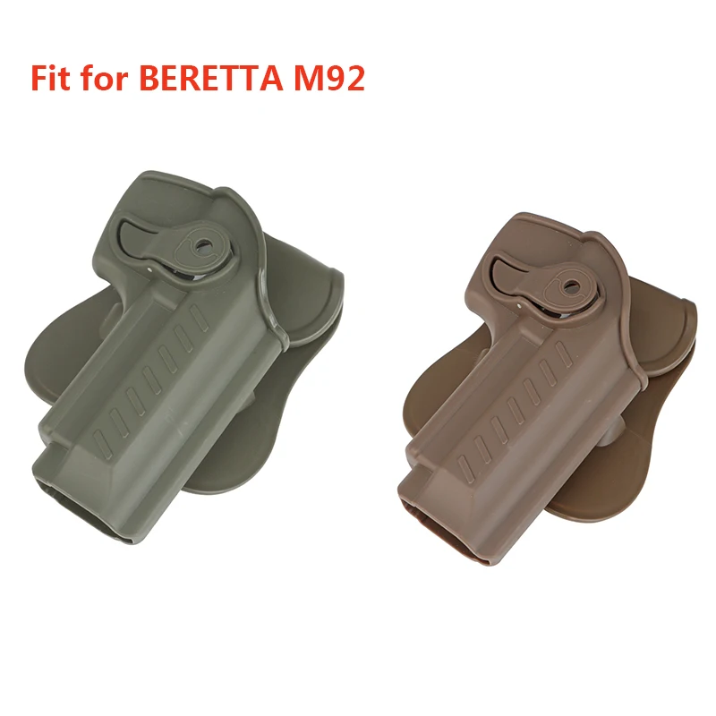 

Tactical Right Hand Gun Case Waist Paddle Belt Loop Pistol Holster for Beretta M9 M92