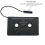 Handsfree Car Cassette Tape Adapter Микрофон Bluetooth Mp3 Плеер Конвертер MP3/SBC/Стерео Аудио Aux Адаптер Для IOS Android