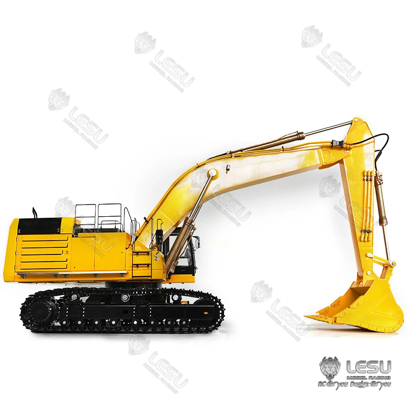 Металлический LESU 1/14 Carter 374 CAT 374F RC гидравлический экскаватор ESC Мотор сервопривод