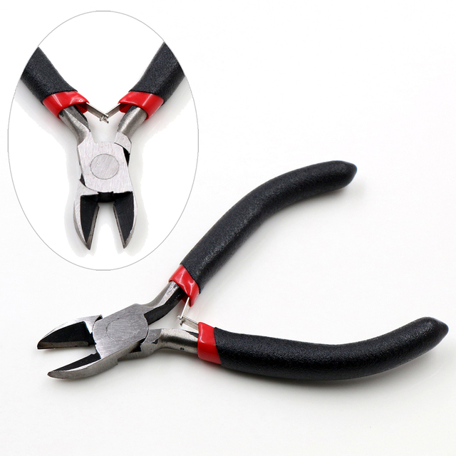 Piece Stainless Steel Needle Nose Pliers Jewelry Making Hand Tool Black 12.5cm