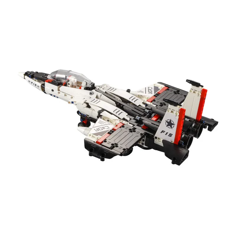 2-в-1 сменный блок набор Орел человек и боец F15 с пулей Technic серии 2,4G RC DIY сборки Кирпичи игрушки для детей DIY модель