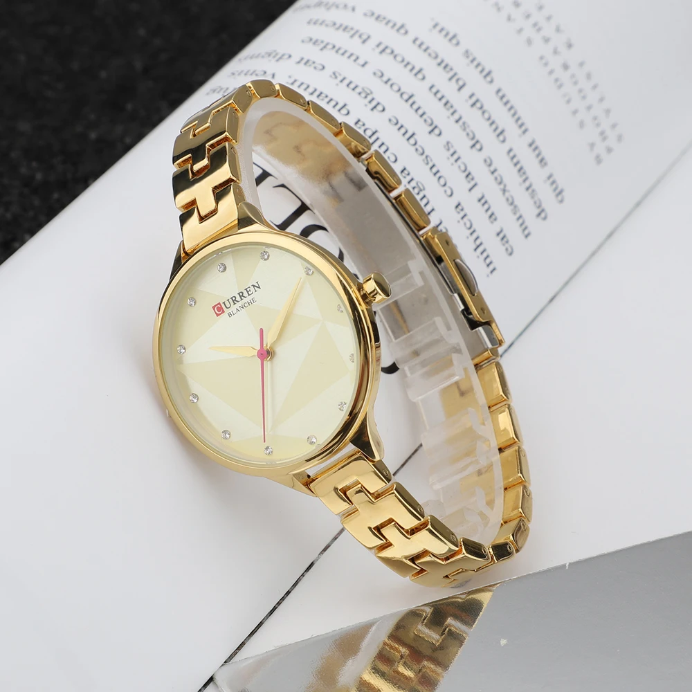CURREN Gold Watch Women Watches Ladies Creative Steel Women's Bracelet Watches Female Clock Relogio Feminino Montre Femme 2019 drop shipping (15)