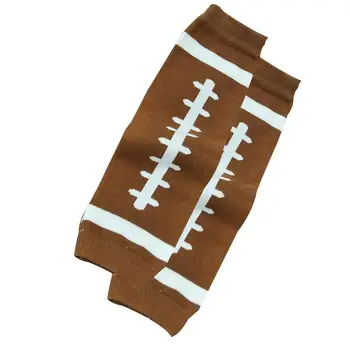 

Four seasons universal Baby Boys Girls Rugby Print Crawling Anti Slip Leg Warmers Knee Length Socks