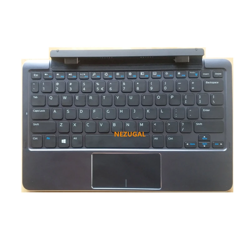 

keyboard with battery base cover docking station K12A for Dell Venue 11 Pro 5130 7130 7139 7140 case palmrest laptop pc