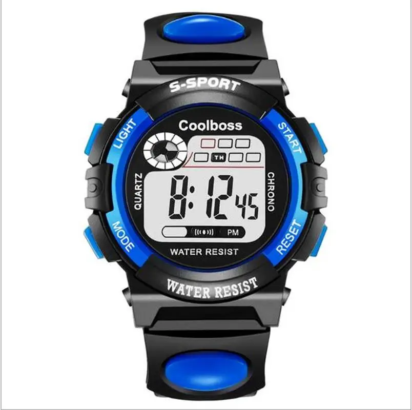 COOLBOSS Men LED Digital Military Watch 