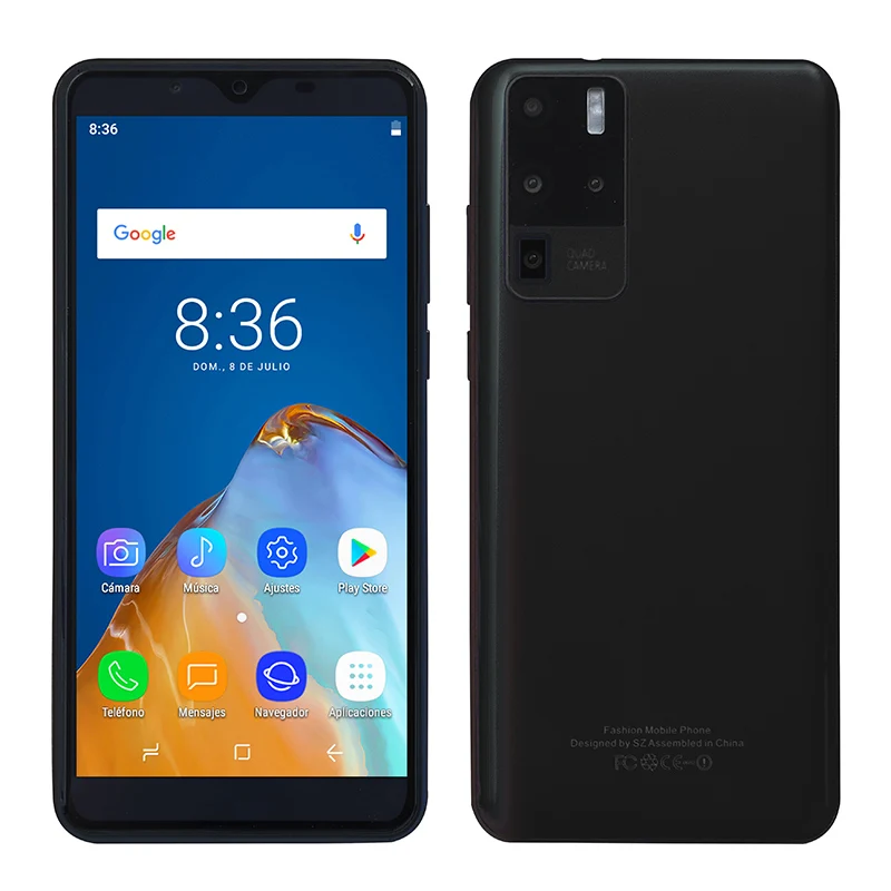 Смартфон на Android 4-ядерный процессор MT6739 экран 5 дюйма HD 2 Гб ОЗУ 16 ПЗУ 3000 мАч MP3 MP4