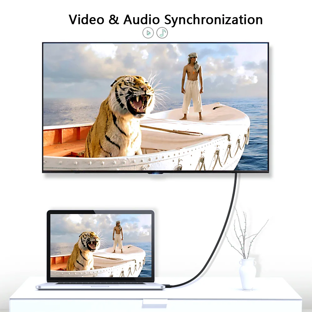 VGA к HDMI кабель с аудио USB источник питания 1080P VGA HDMI адаптер конвертер мужчин и мужчин для ноутбук с HDTV проектор Ps3 Xbox