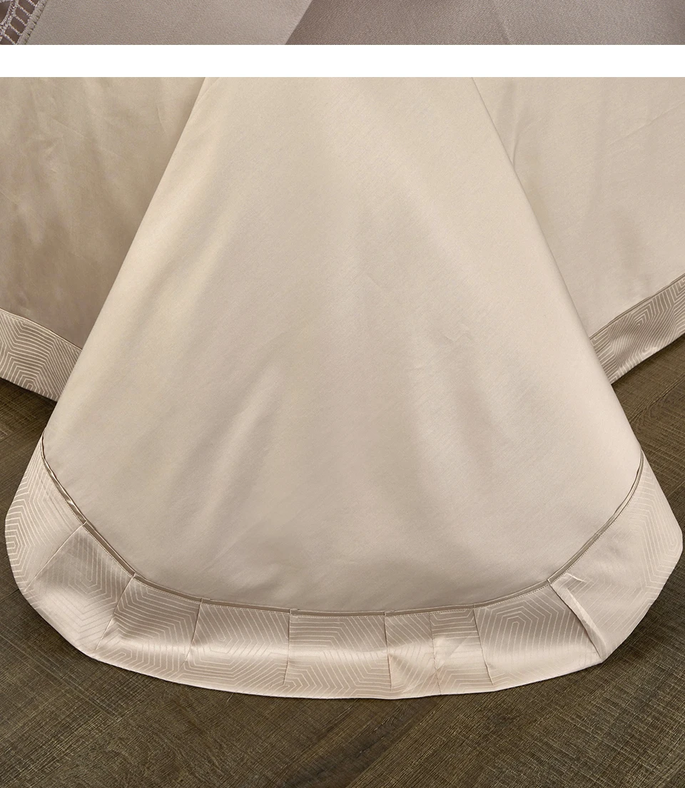 Free Shipping Pure Color Comforter Bedding sets Egyption Cotton Bedsheet Jacquard Quilt duvet Cover 4pcs Article bed sheet